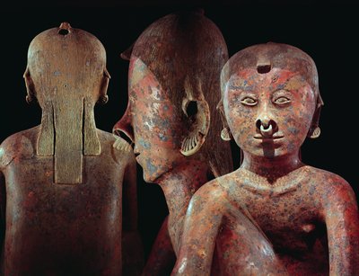 Details der sitzenden Figur, Chinesco-Kultur von Pre Columbian Pre Columbian